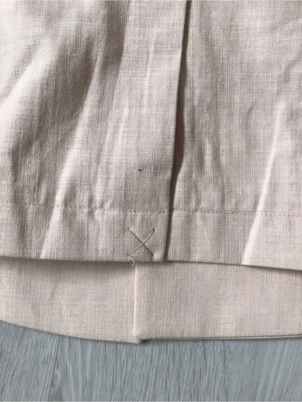 BOOHOO MEN LINEN BLAZER JACKET BEIGE CREAM TWO BUTTON 40